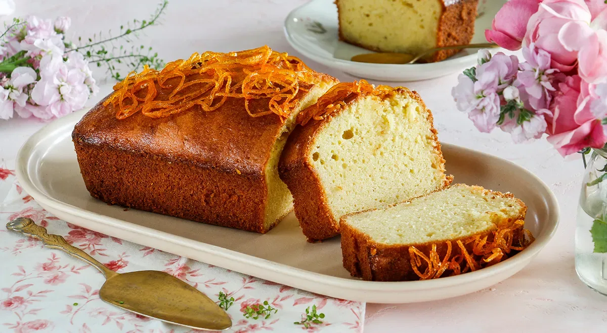 Апельсиновый кекс с пропиткой