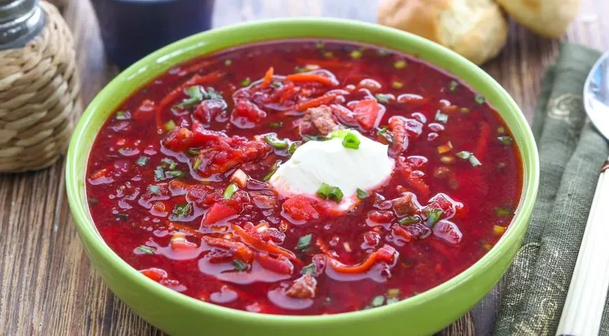 Борщ для детей