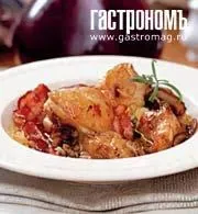 Цыплёнок в вине