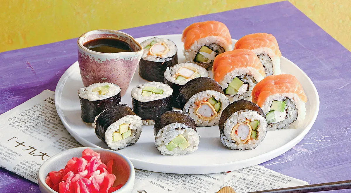 Домашние роллы с рисом