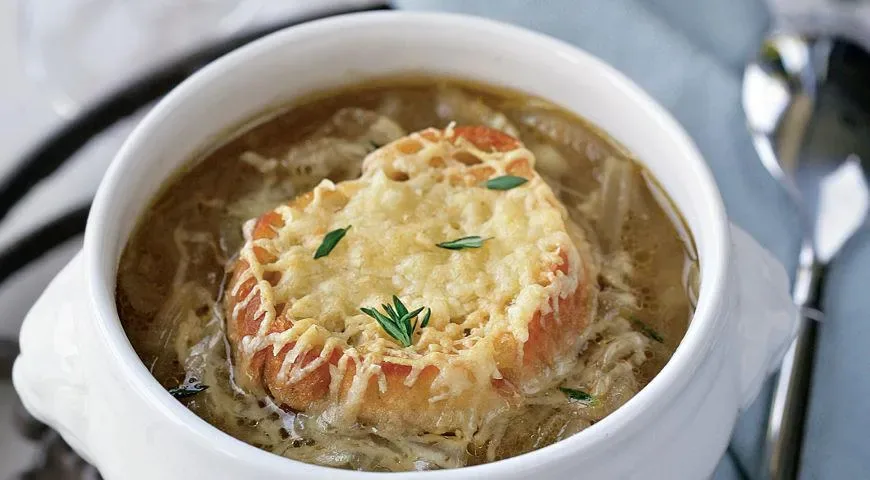 Домашний луковый суп