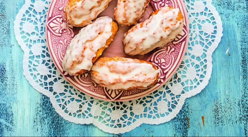 Эклеры с варёной сгущёнкой
