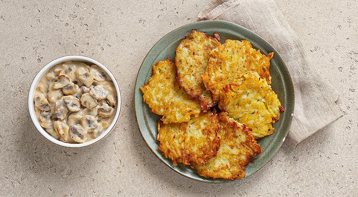 Грибной соус из шампиньонов с молоком и сыром