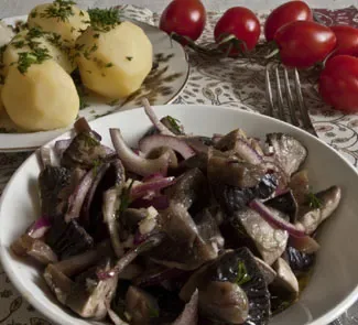 Хе из грибов по-корейски