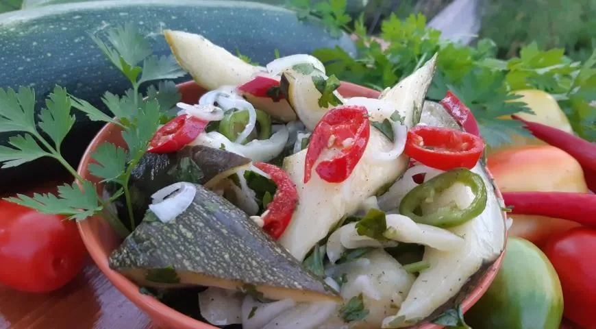 Кабачки по-корейски