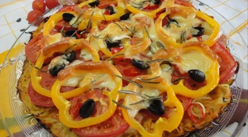 Летняя картофельная пицца