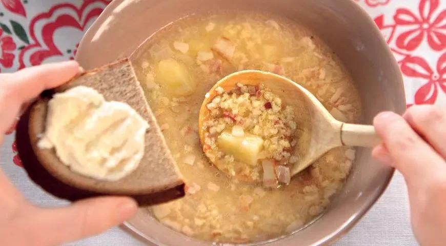 Казацкий кулеш с салом