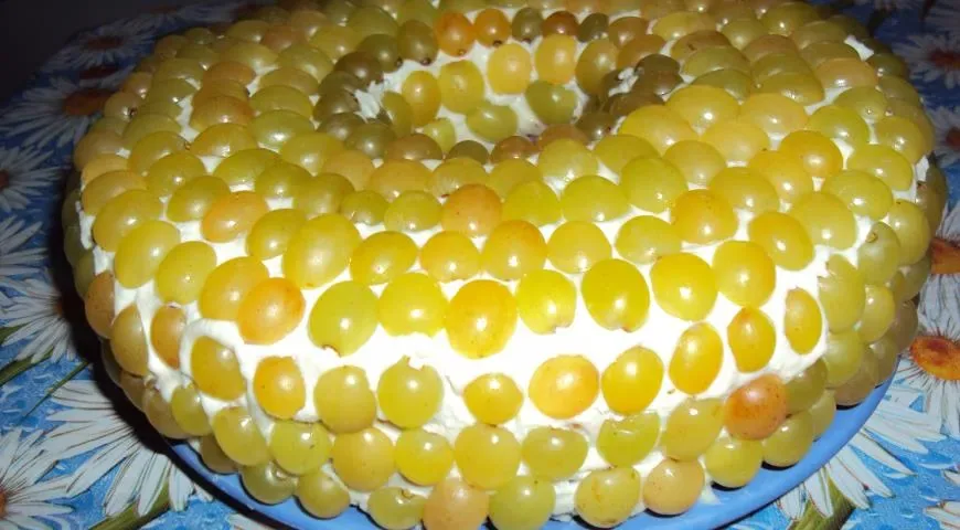 Кекс с виноградом