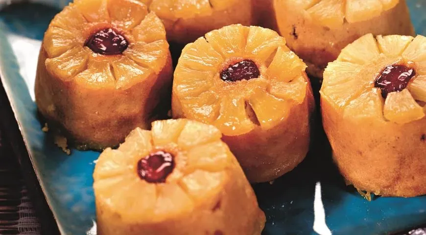 Кексы с ананасами