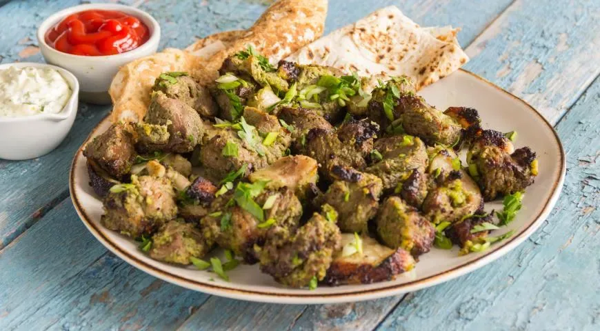 Классический шашлык из баранины