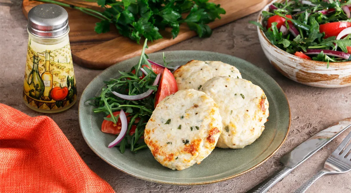 Котлеты из курицы с творогом в духовке