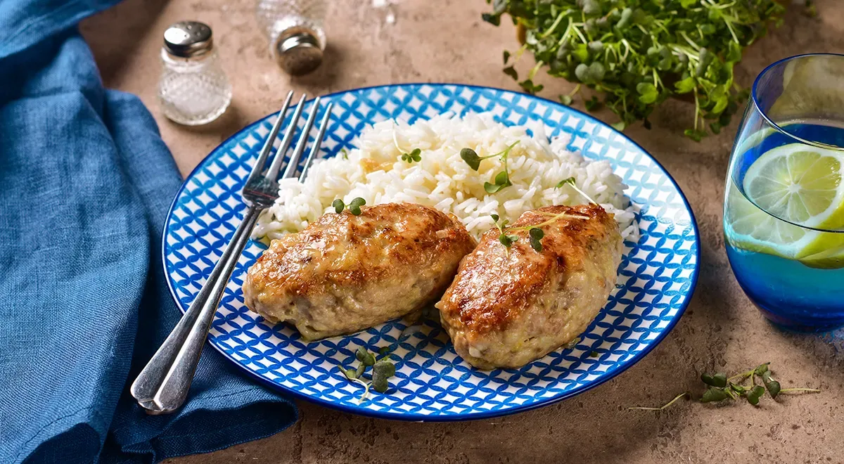 Котлеты из куриного и свиного фарша