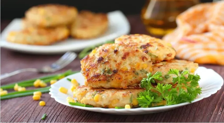 Кукурузные котлеты
