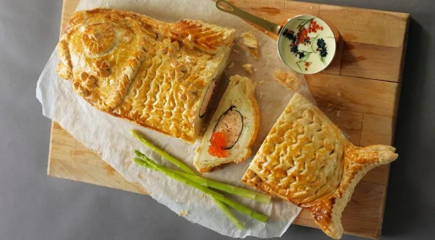 Кулебяка рыбная