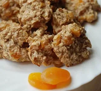 Овсяное печенье с курагой
