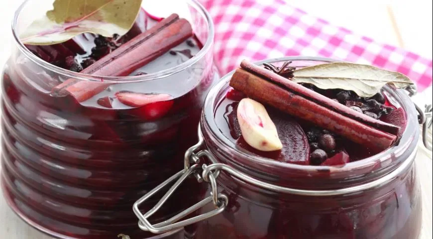 Маринованная свекла, простой рецепт с яблочным уксусом