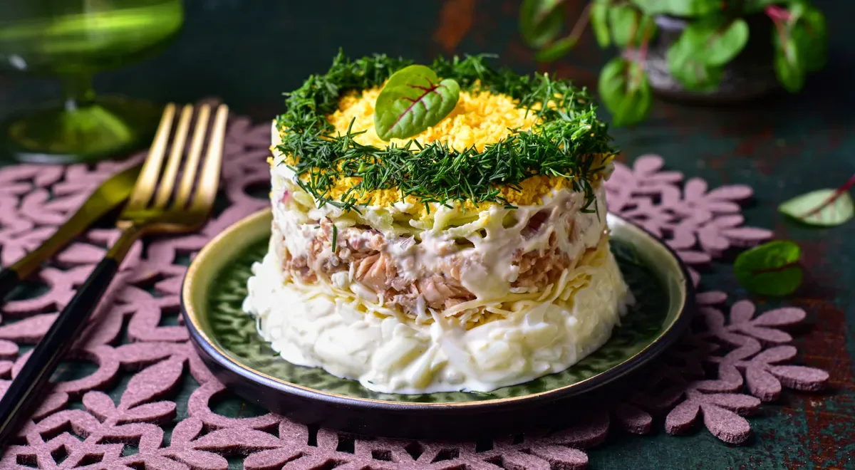Мимоза без картошки