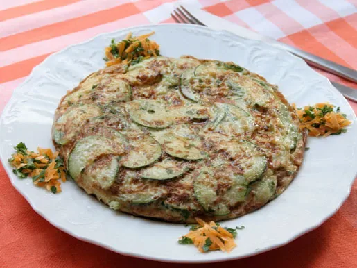 Омлет с кабачками