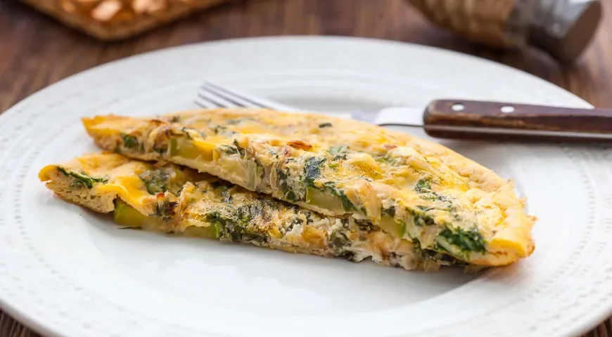 Омлет с овощами