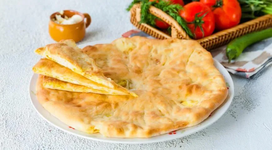 Осетинский пирог с картошкой и сыром в духовке