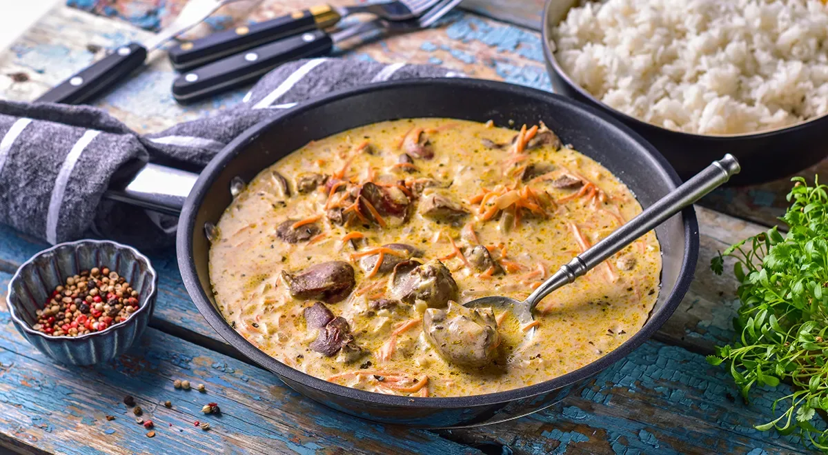 Подлива из куриной печени