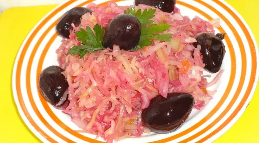 Розовая капуста