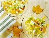 Салат из картофеля и жёлтого перца