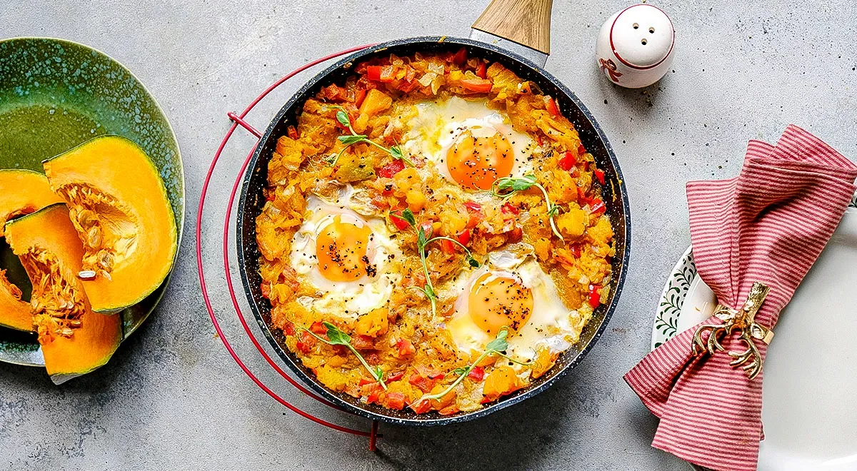 Шакшука с тыквой