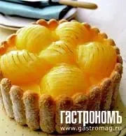 Шарлотка с грушами