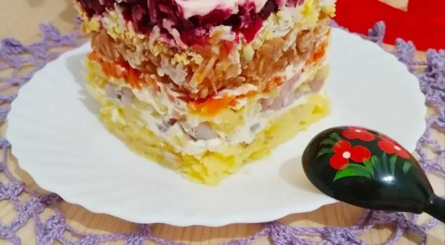 Скумбрия под шубой