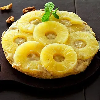 Сладкая пицца с ананасами в мультиварке