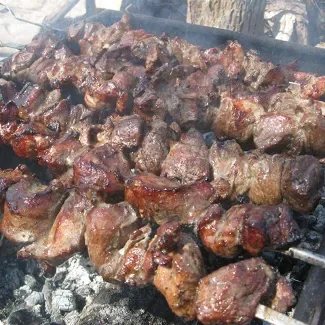 Свиной шашлык