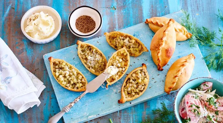 Татарские пирожки с картошкой (беренге тэкесе)
