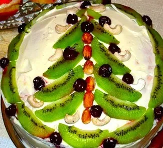 Торт День и ночь со сгущёнкой