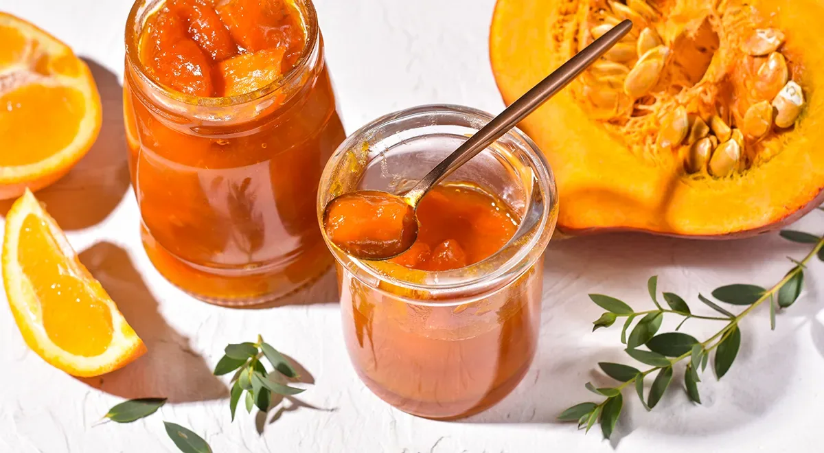 Тыквенное варенье с апельсином и курагой