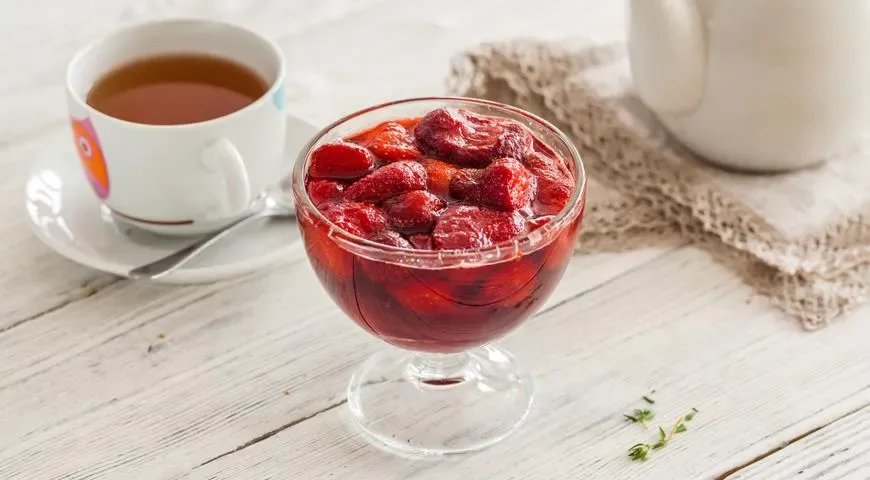 Варенье из замороженной клубники