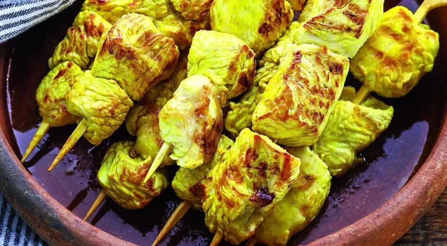 Шашлык из грудки индейки