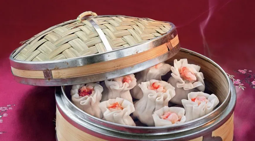 Вонтоны с креветками
