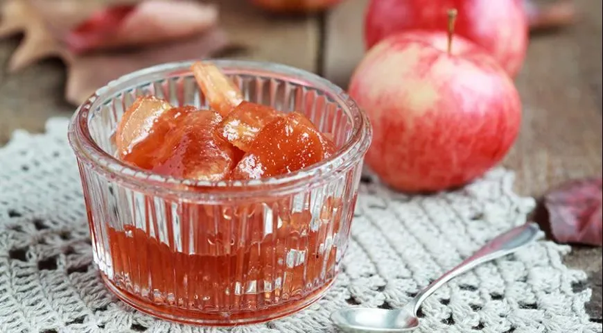 Яблочное варенье дольками