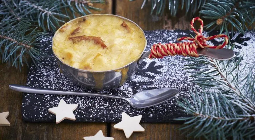 Жюльен из курицы с белыми грибами